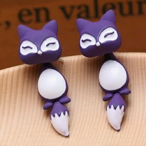 Fox earrings